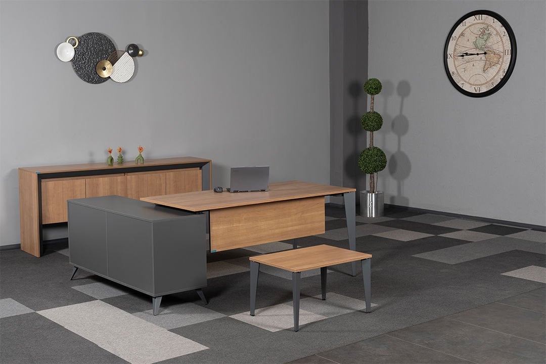 Exen Etajerli Masa Takımı