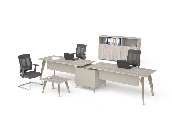 Trend İkili Kare Kabinli workstation