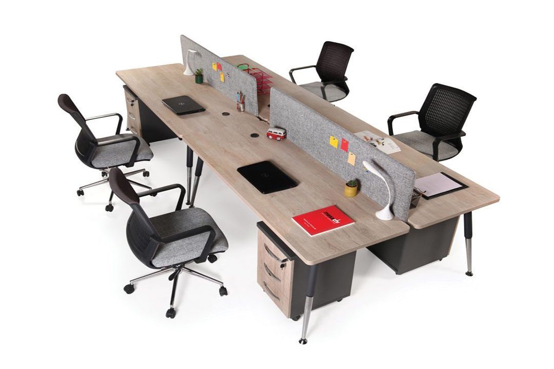 Boomerang Dörtlü Workstation