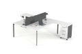 Vega İkili Etajerli Workstation