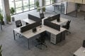 Vega Dörtlü Workstation Etajerli